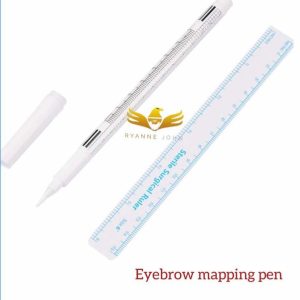 Eyebrow mapping pen and ruler_-min